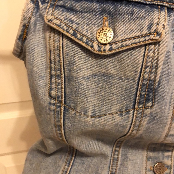 Early 1990”s long denim vest by Breaker - Picture 5 of 12